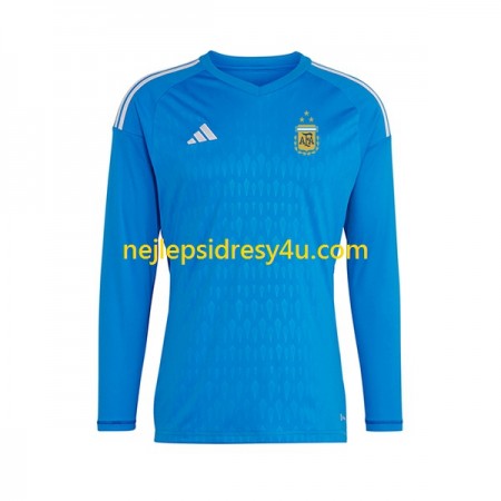 Fotbalový Dres Argentina Brankářské Alternativní 2023 Dlouhý Rukáv